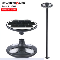 Lampe Solaire de Cour en Gros, Conception Tout-en-un, 40W, Grande Batterie, Fonctionnement Automatique Crépuscule-Aube pour Jardins, Parcs, Parkings