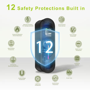 Портативное зарядное устройство Zencar для электромобилей, 16А, 3.5кВт, для домашнего использования, с регулировкой тока для зарядки китайских автомобилей (стандарт GB/T) - Product Image 4