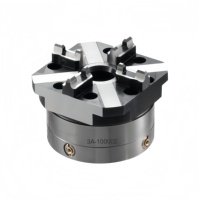 Sistema de Mandril Manual de 4 Mordazas, Tamaño 90, Interfaz Estándar ITS, 10000N, 0.002mm, para Torno CNC, Husillo EDM, Rectificado y Fresado 3A-100004