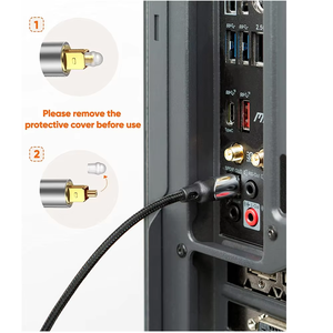 ใหม่ทนทาน 6-line CC Cline Europe AV สายเคเบิลสำหรับลำโพงแล็ปท็อป DVD TV - Product Image 4