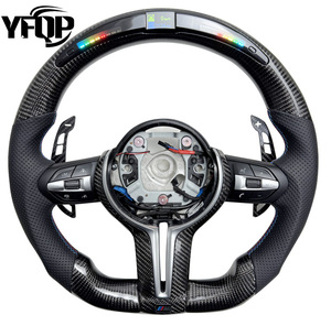 Apto para <span class=keywords><strong>volante</strong></span> BMW Serie G para actualizar F30 F10 m3 m5 m2 M4 M6 X5 X6 Plug and <span class=keywords><strong>Play</strong></span> <span class=keywords><strong>volante</strong></span> de carbono de cuero personalizado - Product Image 3