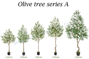 Bossion Vente en gros Arbre artificiel en plastique, faux <span class=keywords><strong>olivier</strong></span>, décoration intérieure, <span class=keywords><strong>olivier</strong></span> artificiel - Product Image 5