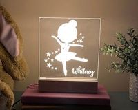 Lampe d'illusion 3D personnalisée créative DIY avec tableau de messages, cadeau, lampe de chevet RGB en acrylique avec base en bois, décoration de maison, décoration de chambre d'enfant, veilleuse