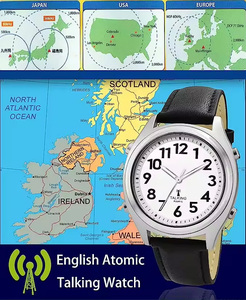American Accent English Men Talking Atomic Watch Parle l'heure et la date avec une voix claire et forte pour les personnes malvoyantes - Product Image 4