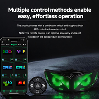 Lumière d'avertissement LED pour casque de moto et de vélo, modèle yeux de démon, feux de jour, sécurité pour la conduite nocturne