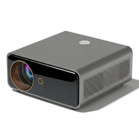 Projecteur intelligent portable Android 9 1080P avec haut-parleurs intégrés, compatible 3D, WiFi, LCD, 8 Go de stockage pour home cinéma