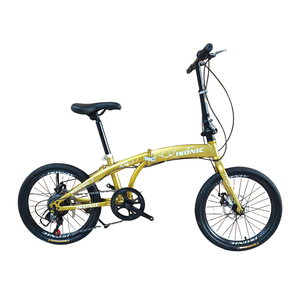 <span class=keywords><strong>Bicicleta</strong></span> portátil tri-plegable <span class=keywords><strong>Peso</strong></span> ligero Marco de acero al carbono 9 Velocidad 16 pulgadas Freno de disco <span class=keywords><strong>Bicicleta</strong></span> plegable <span class=keywords><strong>Bicicleta</strong></span> de ciudad - Product Image 6