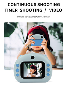 Caméra vidéo numérique Portable 1080P HD pour enfants <span class=keywords><strong>Mini</strong></span> Selfie jouet d'impression instantanée avec compatibilité multimédia MicroSD zéro encre - Product Image 4