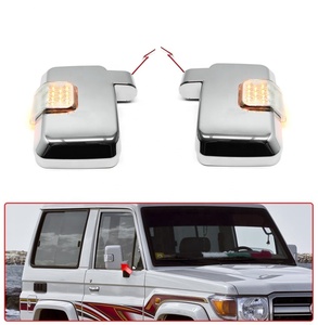 Cubierta de Espejo Lateral de Coche Cromada ABS para <span class=keywords><strong>Toyota</strong></span> LC70 y Land Cruiser <span class=keywords><strong>FJ70</strong></span>-79, Accesorios en Estado Nuevo para LC76 y FJ76 - Product Image 1