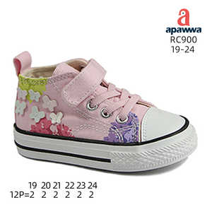 Apawwa RC900 Zapatos Casuales Negros Talla 19-24 - Product Image 1