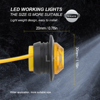 Usine vente camion remorque Led marqueur latéral lumière ronde clignotant dégagement lumière indicateur pour camion Van caravanes 12-24v