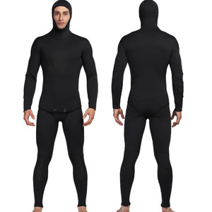<b>Men</b> 3Mm Hooded Long Sleeve <b>Wetsuit</b> Neoprene Anti Uv <b>For</b> Swimming Diving Surfing - Product Image 5