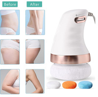Marteau de massage électrique Beautyfountain en ABS pour le remodelage corporel des tissus profonds, avec contrôle de la minuterie, vibrant et portable, pour la graisse abdominale