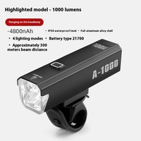 TOSUOD lampu depan LED sepeda tahan air, lampu depan untuk bersepeda malam, peralatan penting untuk bersepeda gunung, jalan raya