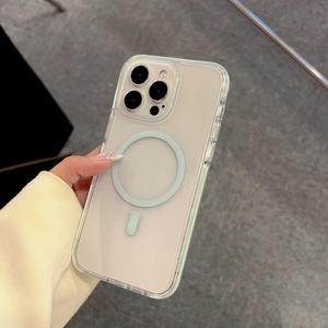 เคสโทรศัพท์แม่เหล็กใสขอบแข็งแบบมินิมอลสำหรับ iPhone 17 Pro Max 16 15 14 สำหรับผู้ชายและผู้หญิง - Product Image 6