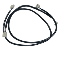 Harness Kabel 3-Arah Kustom dengan Konektor Putih dan Kabel PVC Hitam untuk Peralatan Rumah Tangga dan Peralatan Industri