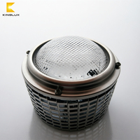 Projecteur LED anti-éblouissement 100W à lentille COB 90 degrés avec réflecteur en verre asphérique pour éclairage de grande hauteur