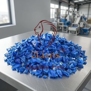 2Lians HDPE Regrind Recycled Blue 2025193LD 25 Tons MOQ Japan Bag Packed for Recycling Use - Product Image 2