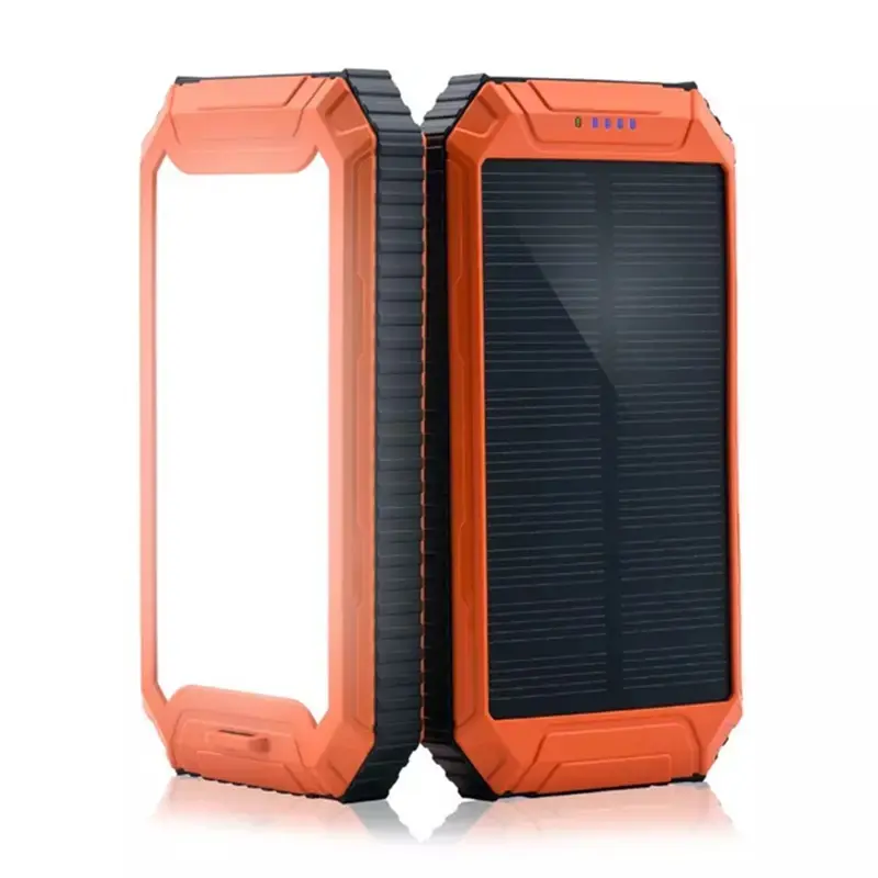 2023 New portable Fast charging power bank Mini portable solar energy charger USB power banks 20000mah powerbank for smartphone