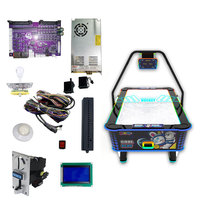 Table de hockey sur air commerciale SOONUOO 2 joueurs, équipement de jeu d'arcade à monnayeur pour centre de divertissement intérieur, certifiée CE, direct usine