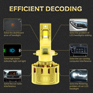 Bombillas LED para Faros Delanteros de 250 Vatios 300w H1 H7 H8 H11 9005 9006 H4 para Accesorios de Auto, Golden Golf 3, Audi A4 B8, BMW <span class=keywords><strong>G20</strong></span> - Product Image 6