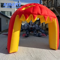 Arche gonflable à motif citrouille pour Halloween, idéale comme accessoire de portail d'activités, arche publicitaire gonflable classique pour festivals