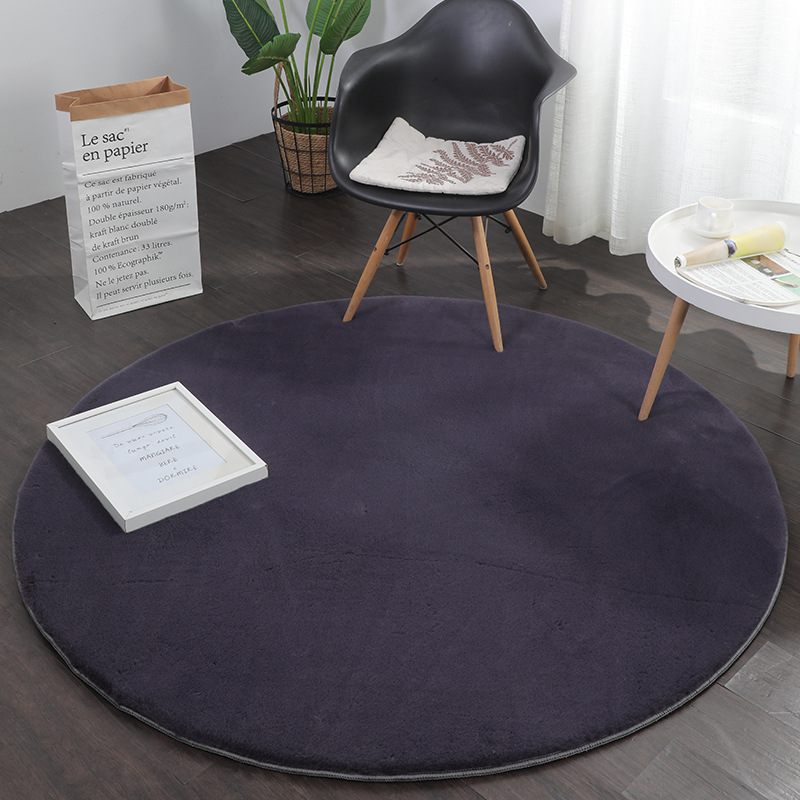 Rabbit Faux Fur Comfortable Carpet Area Rugs For Living Room Shaggy Thick Fluffy Rug