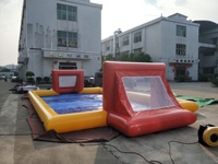Terrain de football gonflable sur mesure pour le soccer au savon / terrain de football au savon à vendre