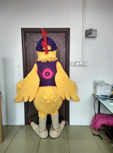 Costume de mascotte d'animal oiseau jaune personnalisé, peluche douce, <span class=keywords><strong>perroquet</strong></span> jaune, costumes de mascotte de personnage personnalisé à vendre - Product Image 4
