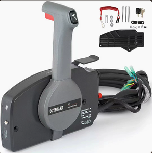 Caja de control remoto fueraborda de 7 pines para motores de <span class=keywords><strong>barco</strong></span> Yamaha de 2 tiempos 15HP-85HP, conjunto de control de aceleración y cambio de marchas de montaje lateral 703-48205 - Product Image 1