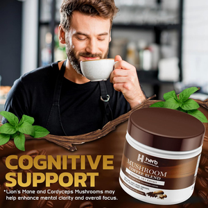 Poudre de café aux champignons OEM/ODM – Complément personnalisé de champignons Reishi, Shiitake et Morille – Extrait de champignons en poudre pour café - Product Image 5