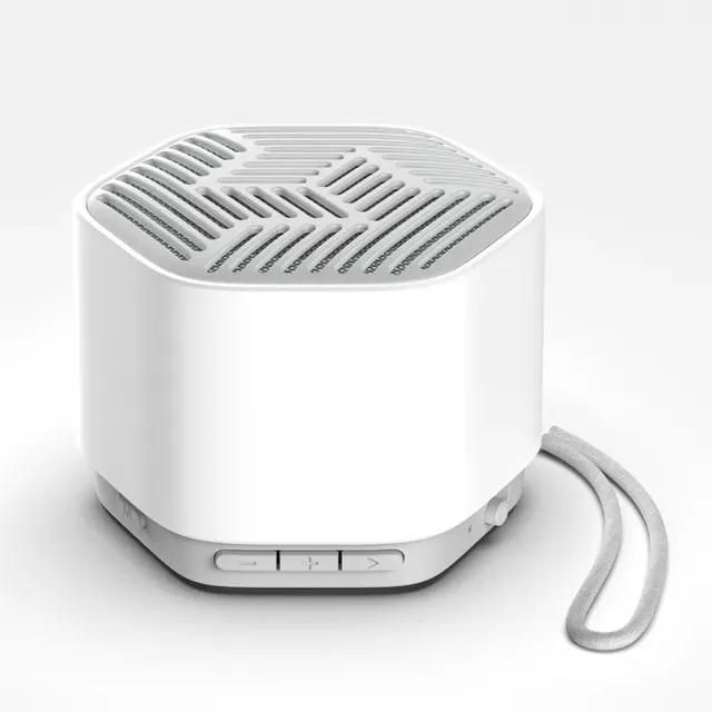 Hot Selling Portable HF10 Wireless Bamboo Speakers Wireless FM Radio Mini Super Bass Speaker with LED Light