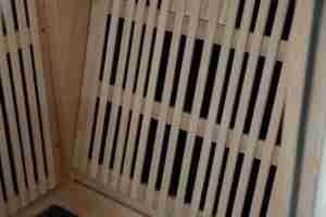 Sauna Infrarroja Moderna para Espacios Pequeños, Sauna Eléctrica Portátil de Madera Maciza de Hemlock para Uso en el Hogar o Apartamento - Product Image 6
