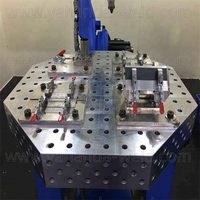 Nouvelle plateforme de soudage 3D flexible à positionnement rapide YAHANDA, table de gabarit modulaire stable, garantie 1 an pour les machines d'ingénierie
