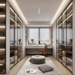 YALIG Modern Luxury Minimalist Freestanding Portable Large Extension <span class=keywords><strong>Garde</strong></span> Robe Chambre - Product Image 3