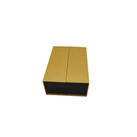 Boîte cadeau personnalisée à double ouverture avec logo sur mesure, magnétique, à deux pièces, ouverture latérale, double porte centrale, avec étui.