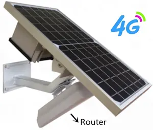 Wifi 4G Router Nirkabel Baru SIM Ganda Slot Kartu Sim Daya Tenaga Surya 4G Lte Router Nirkabel 4G