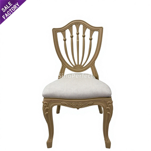 Nouvelle <span class=keywords><strong>Chaise</strong></span> <span class=keywords><strong>Louis</strong></span> en Résine Empilable Style Rustique Vintage avec Dossier Rond en Maille, Effet Bois, pour Mariages et Réceptions - Product Image 6