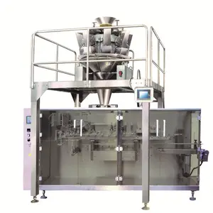 Machine d'emballage de scellage de sac d'oreiller de farine de plantain d'aliments soufflés à remplissage automatique