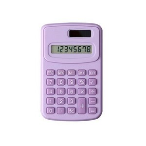 Calculatrice scientifique miniature personnalisée avec logo, affichage 8 chiffres, portable, mignonne, pour étudiants, en caoutchouc, cadeau promotionnel - Product Image 4