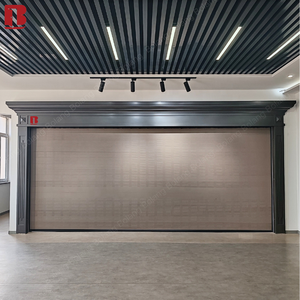 Porte <span class=keywords><strong>de</strong></span> <span class=keywords><strong>garage</strong></span> Bolang sur mesure en aluminium <span class=keywords><strong>de</strong></span> luxe à commande électrique 9x7 16x7 8x7, fonctionnement silencieux, fabrication ODM OEM, turbo haute vitesse - Product Image 1