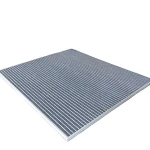 Top Design Einkaufs zentrum Aluminium rahmen Haustür matte Gerippter rutsch fester Boden Außen eingang Teppich matte