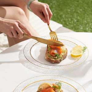 7.5 10.5 Inci Pernikahan Bening Grosir Pelat Pengisi Daya Manik-manik Perak Pelat Plastik Emas - Product Image 2