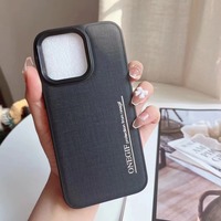 Étui de luxe pour iPhone en cuir multicolores, accessoires pour téléphone portable, coque arrière pour iPhone 12 13 14 15 16 17 18 Pro Max