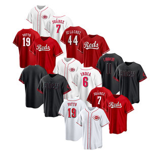 Venta al por Mayor de Camisetas de Béisbol Cosidas Nuevas y Económicas 2026, Camisetas Personalizadas del Equipo Americano de Cincinnati, Todos los Jugadores 44 De La Cruz 7 Steer - Product Image 2