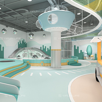 Centro de juegos interior para niños Área de arena de juego simulado Hospital de belleza Parque de juegos interactivo