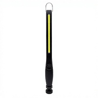 Lampe de travail LED COB à affichage numérique, portable, magnétique, type torpille, batterie rechargeable pour réparation et utilisation en extérieur