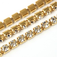Prix le moins cher Hip Hop 925 Sterling Silver 3mm 4mm 5mm Collier Moissanite Diamant Collier Moissanite Tennis Chaîne