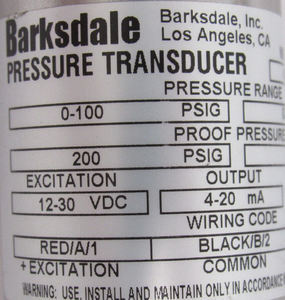 NUEVO TRANSDUCTOR BARKSDALE 425H3-04-Q2 425H304Q2 220V CN Barksdale 425H3-04-Q2 Sensor Industrial Nuevo en Caja Abierta - Product Image 3