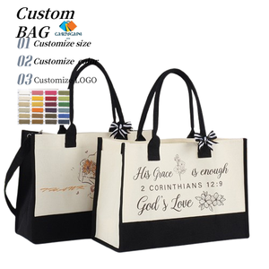 Bolsa de Compras Reutilizable de Lona, Regalo de Cumpleaños Número 40, 50, 60, Bolsa de Mano para Mujer, Mamá, Esposa, Hermana, Abuela - Product Image 1